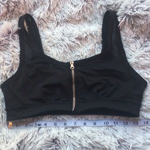 Lululemon sports bra zip front